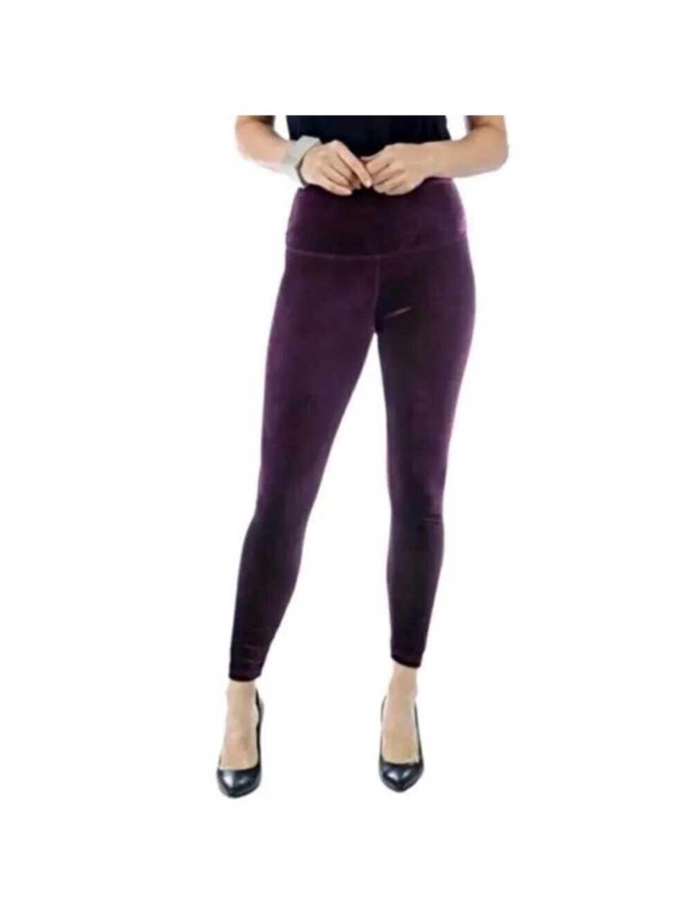 MarlaWynne Mulberry Velvet Solution Leggings - Small